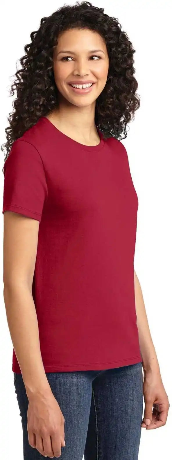 Port & Company Lpc61 Ladies Essential Tee - Red