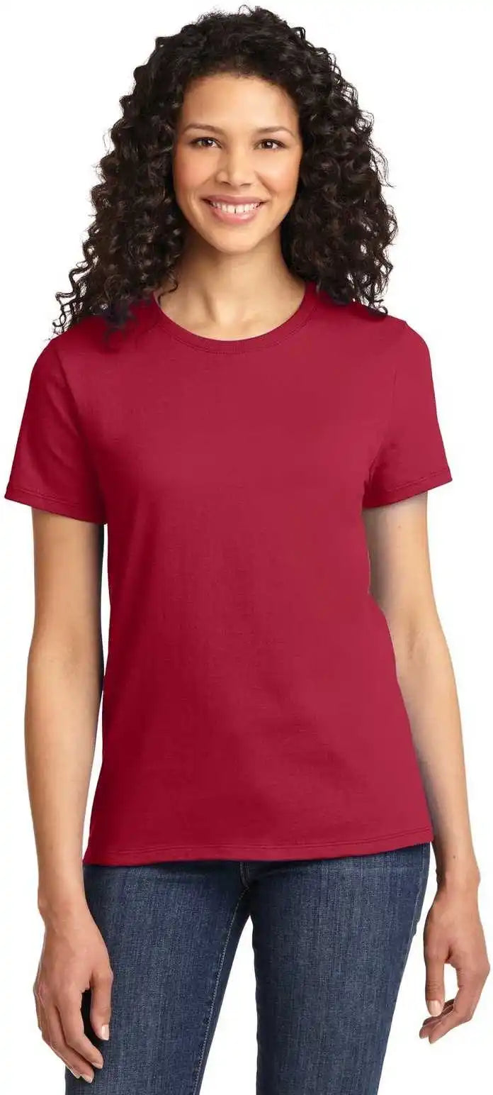 Port & Company Lpc61 Ladies Essential Tee Red
