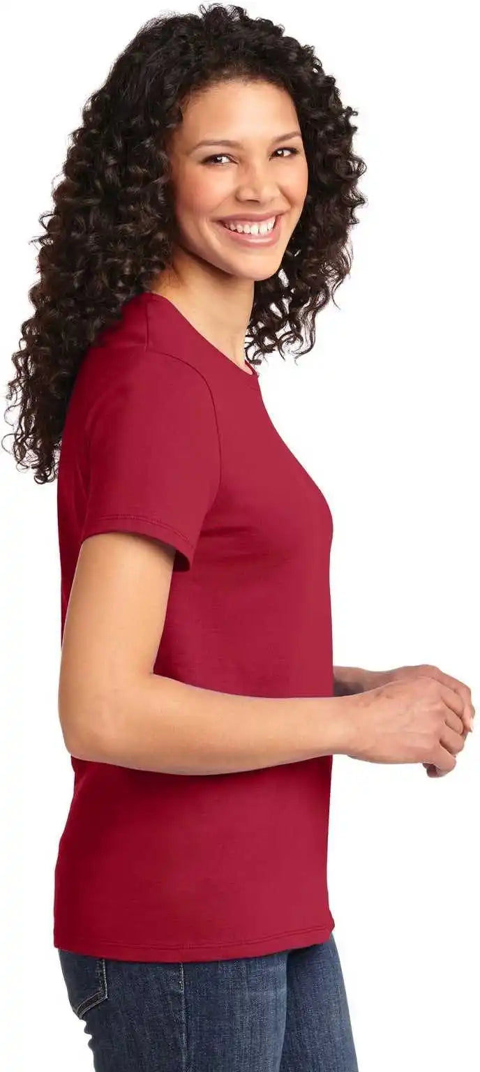 Port & Company Lpc61 Ladies Essential Tee - Red