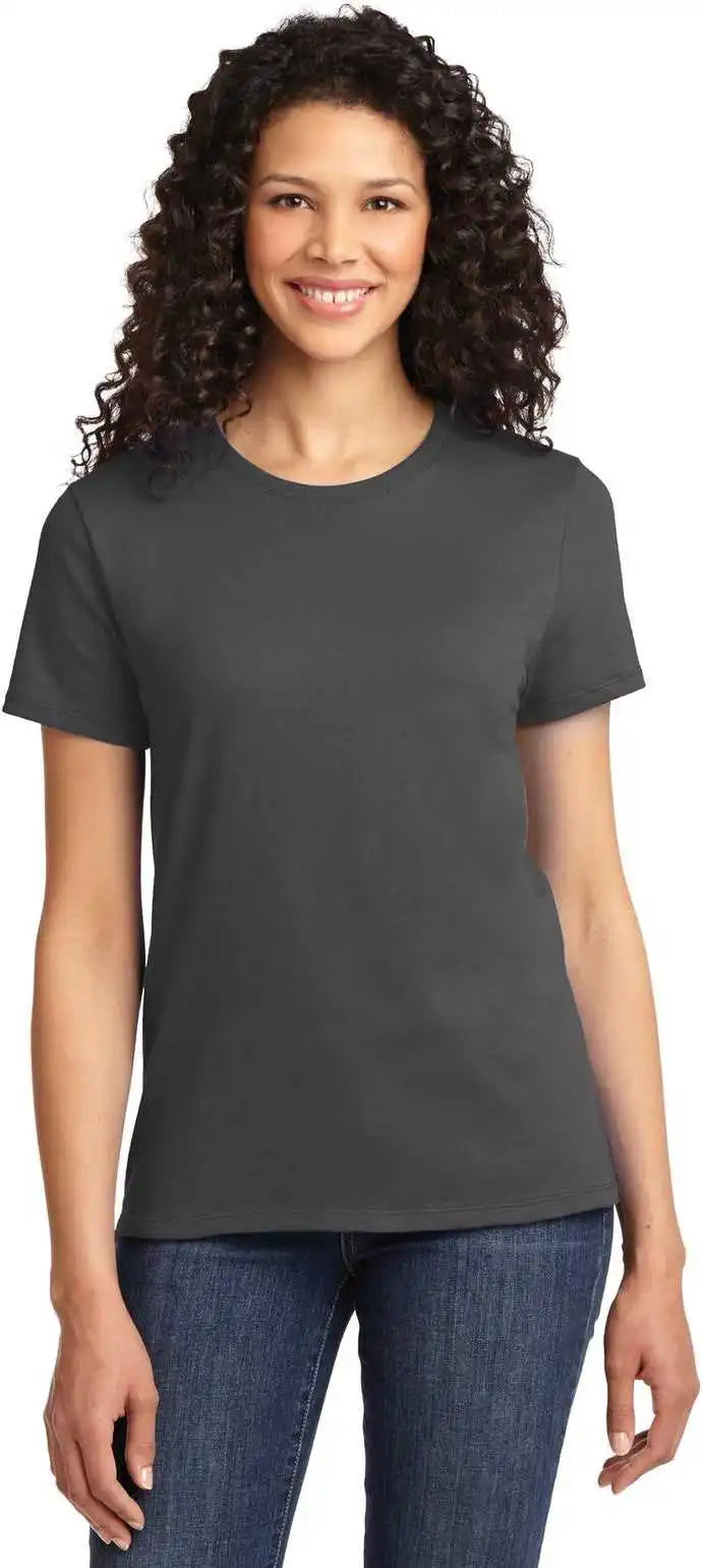 Port & Company Lpc61 Women’s Essential Tee - Charcoal