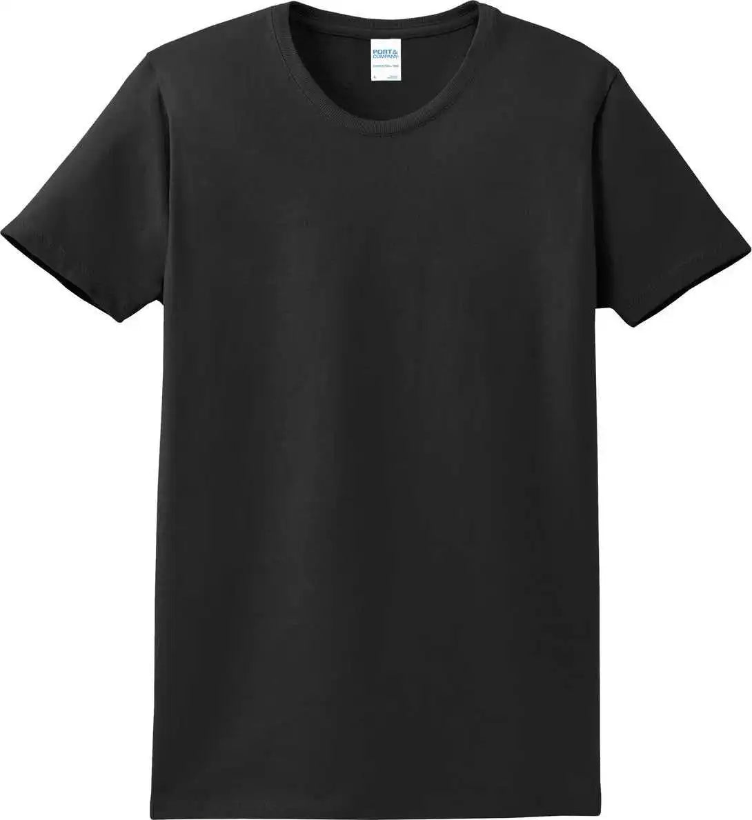 Port &amp; Company Lpc61 Women’s Essential Tee - Jet Black