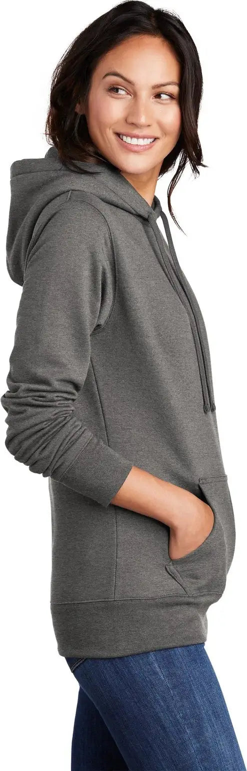 Port & Company Lpc78h co Women’s Core Fleece Pullover Hooded Sweatshirt - Graphite Heather