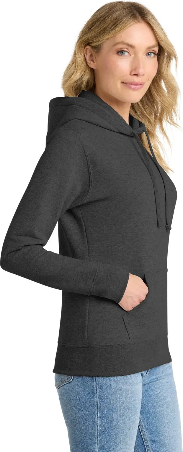 Port & Company Lpc78h co Women’s Core Fleece Pullover Hooded Sweatshirt - Dark Heather Gray