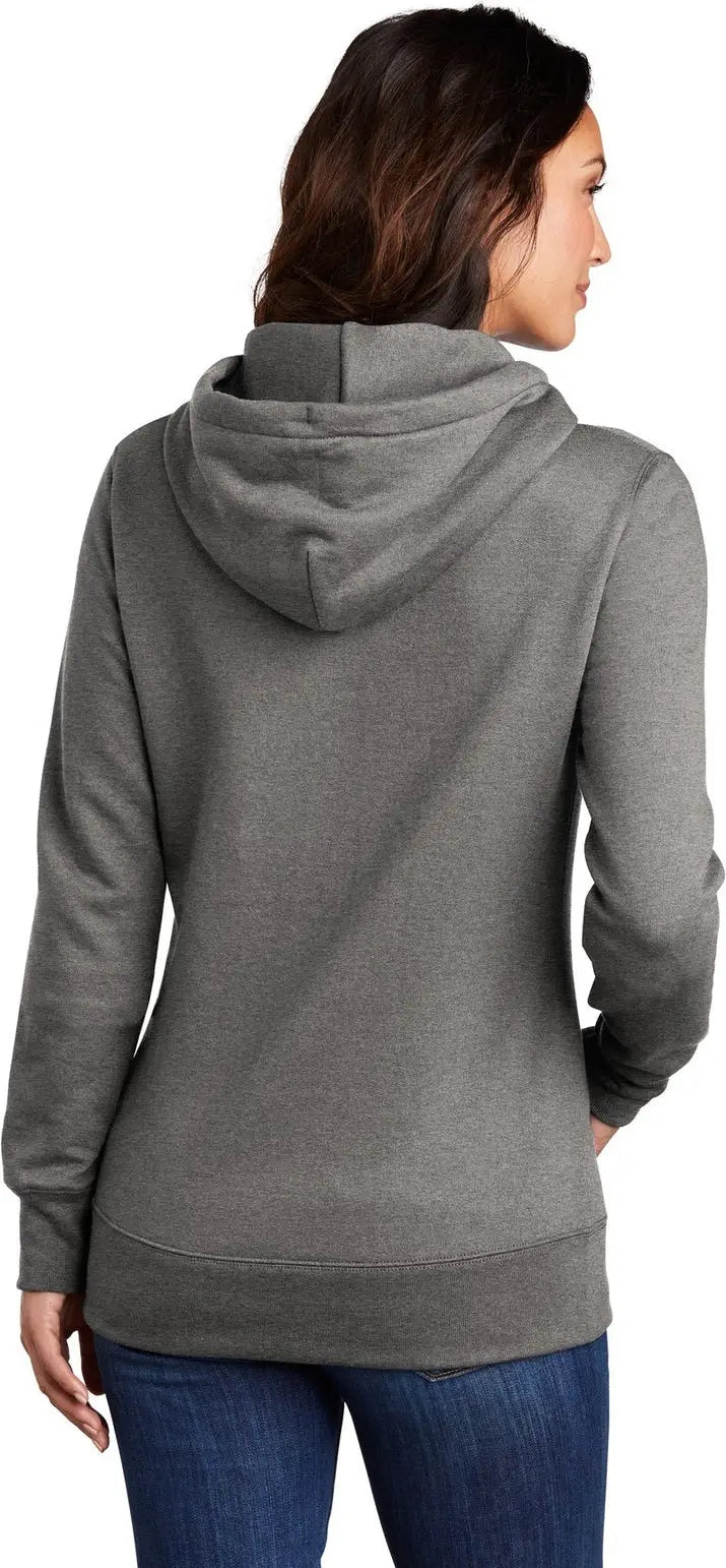 Port & Company Lpc78h co Women’s Core Fleece Pullover Hooded Sweatshirt - Graphite Heather