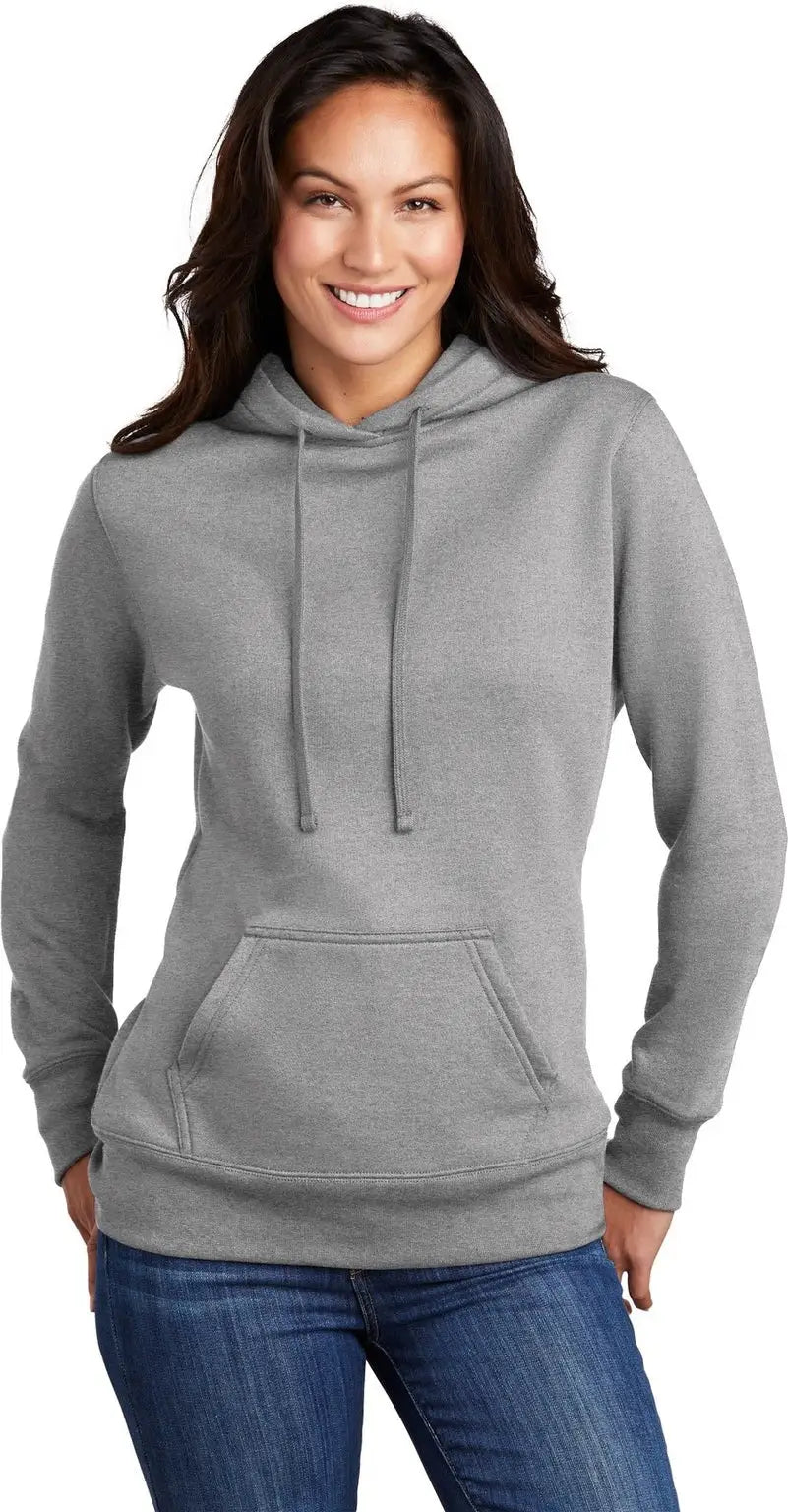 Port & Company Lpc78h co Women’s Core Fleece Pullover Hooded Sweatshirt - Athletic Heather - Ladies Xs