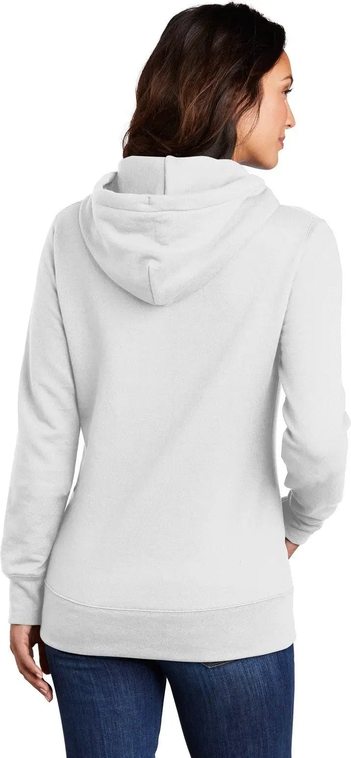 Port & Company Lpc78h co Women’s Core Fleece Pullover Hooded Sweatshirt - White
