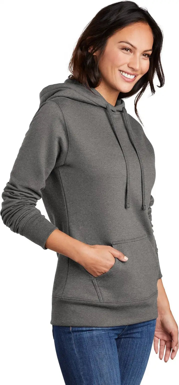 Port & Company Lpc78h co Women’s Core Fleece Pullover Hooded Sweatshirt - Graphite Heather