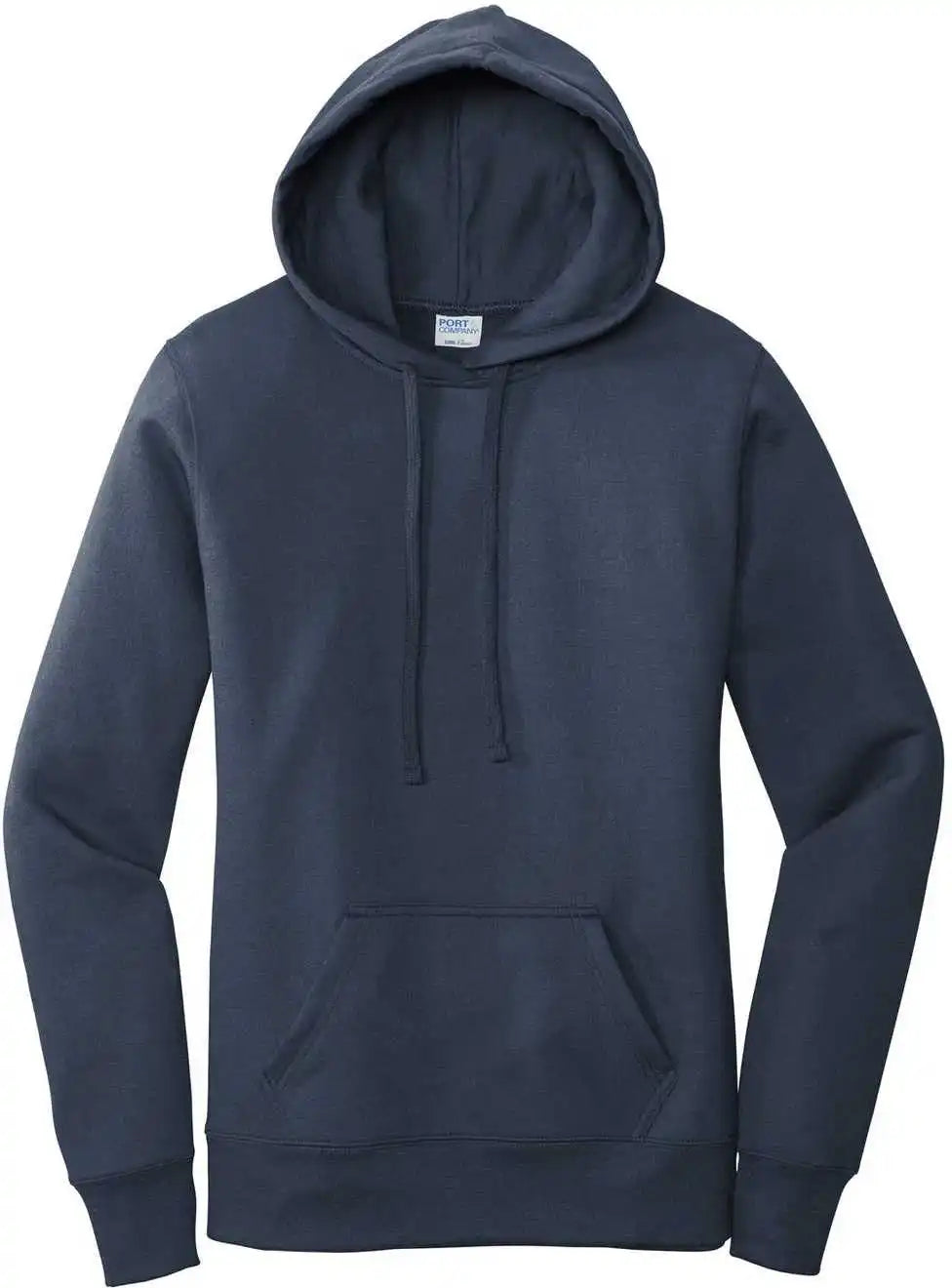Port &amp; Company Lpc78h Ladies Core Fleece Pullover Hooded Sweatshirt Navy