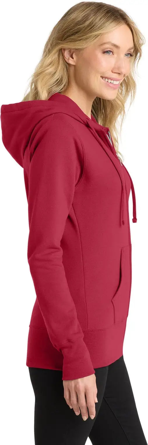 Port & Company Lpc78zh co Women’s Core Fleece Full-zip Hooded Sweatshirt - Red