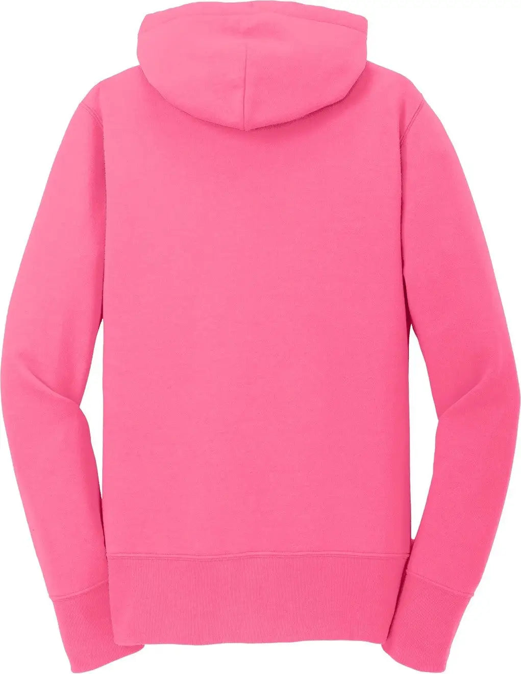 Port & Company Lpc78zh co Women’s Core Fleece Full-zip Hooded Sweatshirt - Neon Pink