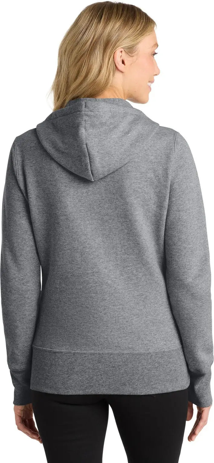 Port & Company Lpc78zh co Women’s Core Fleece Full-zip Hooded Sweatshirt - Athletic Heather