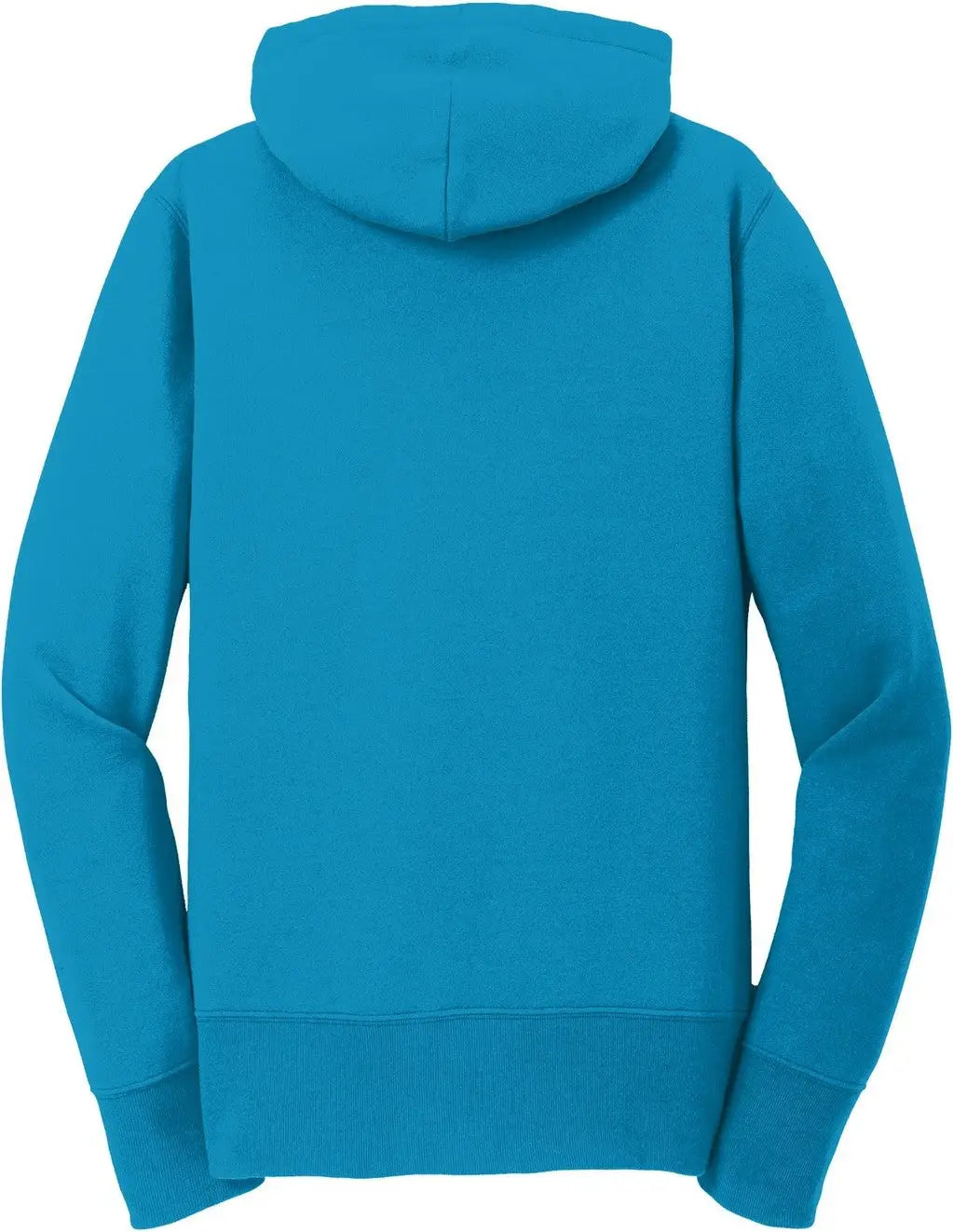 Port & Company Lpc78zh co Women’s Core Fleece Full-zip Hooded Sweatshirt - Neon Blue