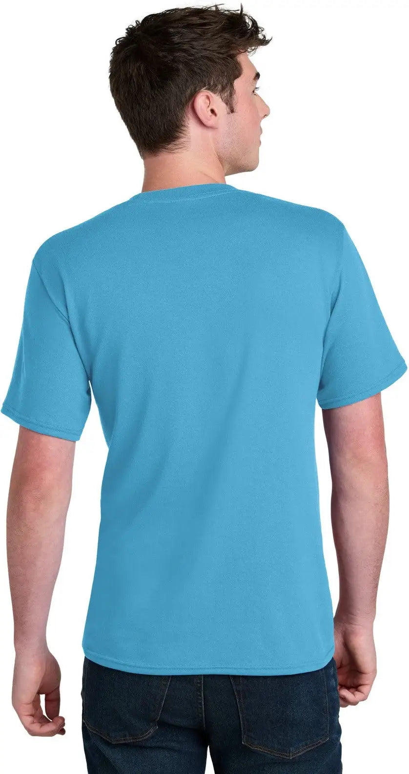 Port & Company Pc01 co Core Blend Recycled Tee - Aquatic Blue