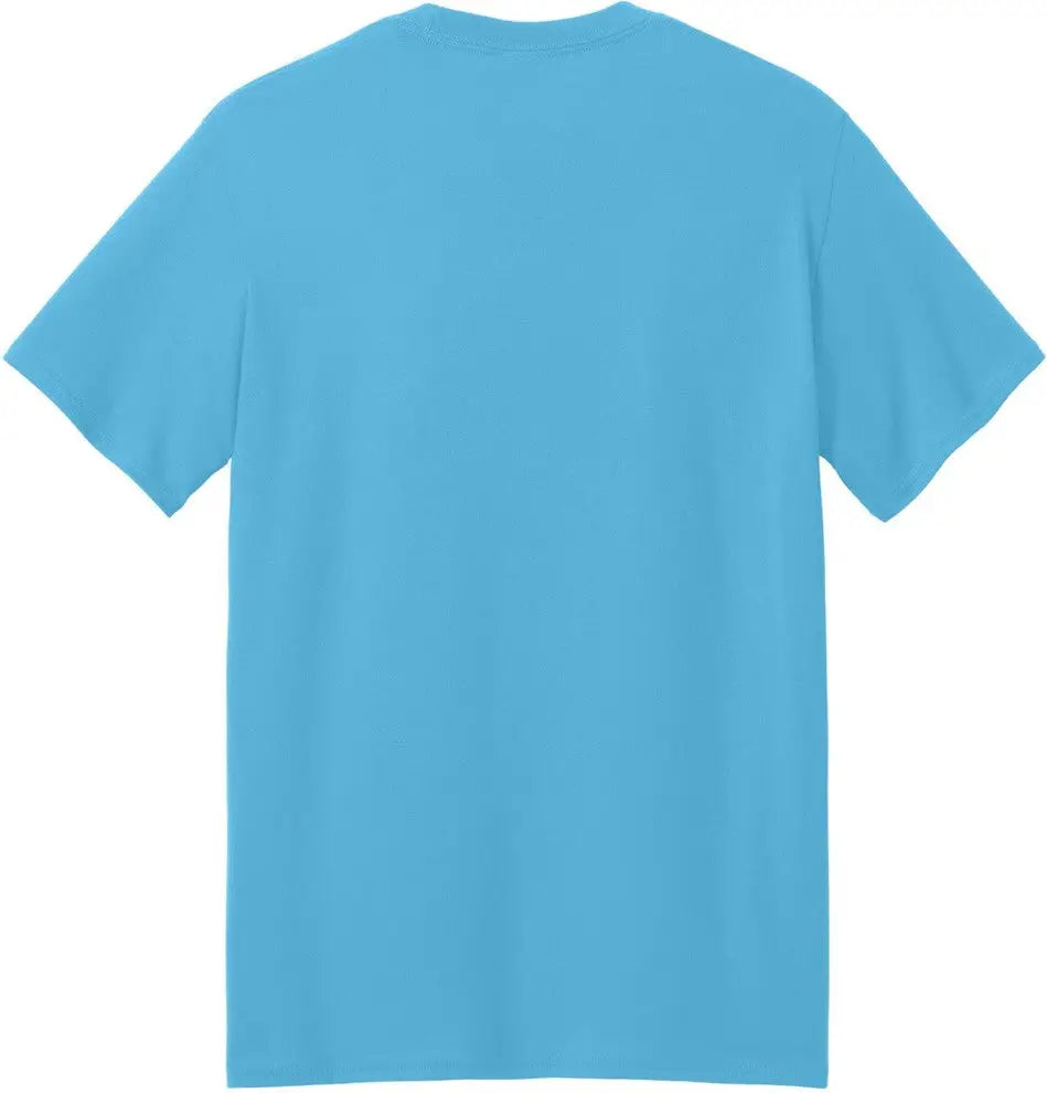 Port & Company Pc01 co Core Blend Recycled Tee - Aquatic Blue