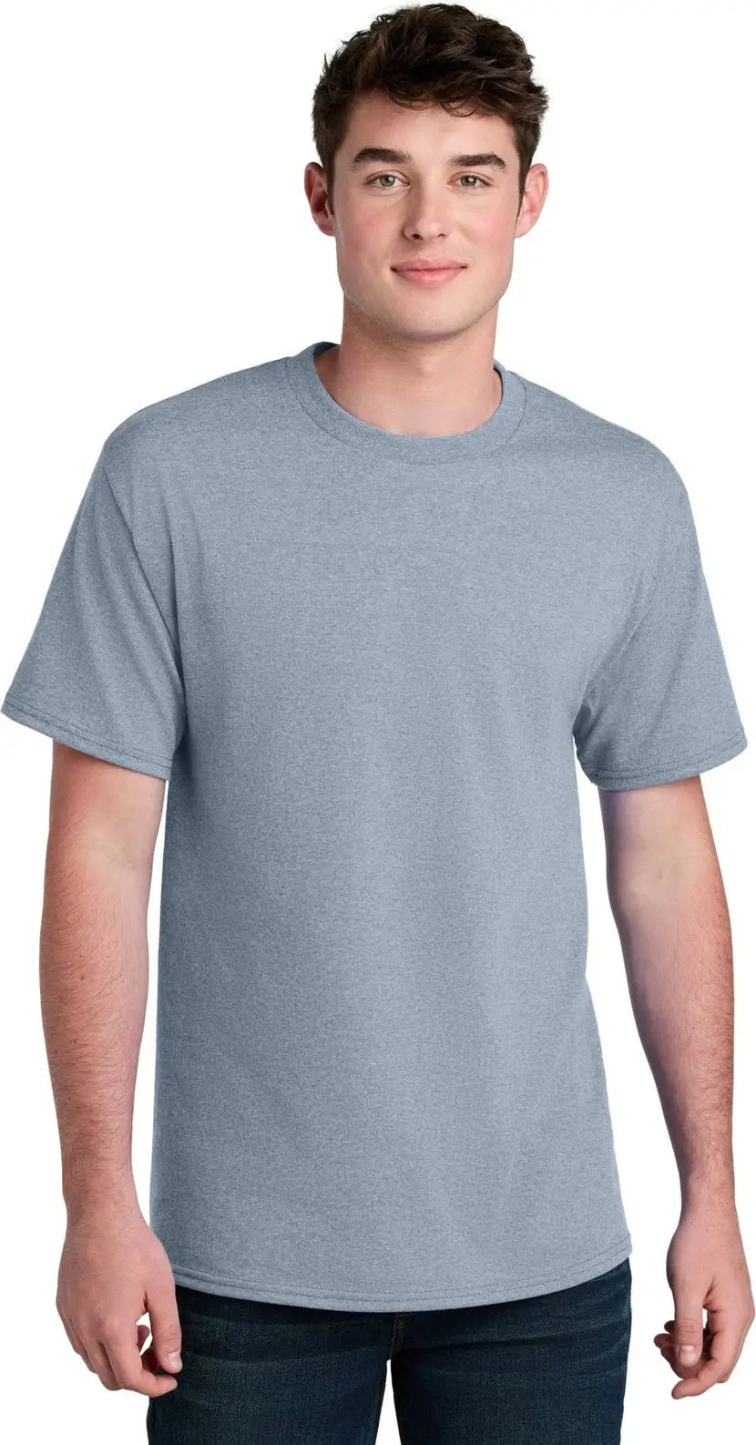 Port & Company Pc01 co Core Blend Recycled Tee - Athletic Heather - Adult s