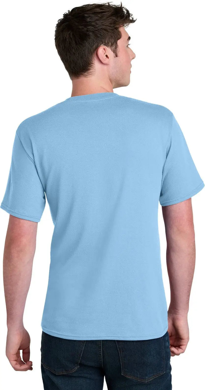 Port & Company Pc01 co Core Blend Recycled Tee - Light Blue