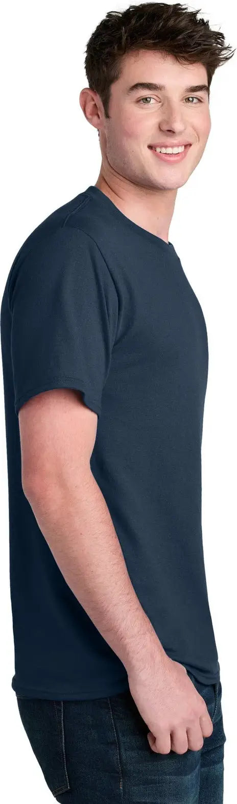 Port & Company Pc01 co Core Blend Recycled Tee - Navy