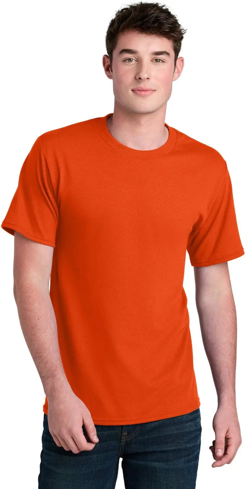 Port & Company Pc01 co Core Blend Recycled Tee - Orange - Adult s