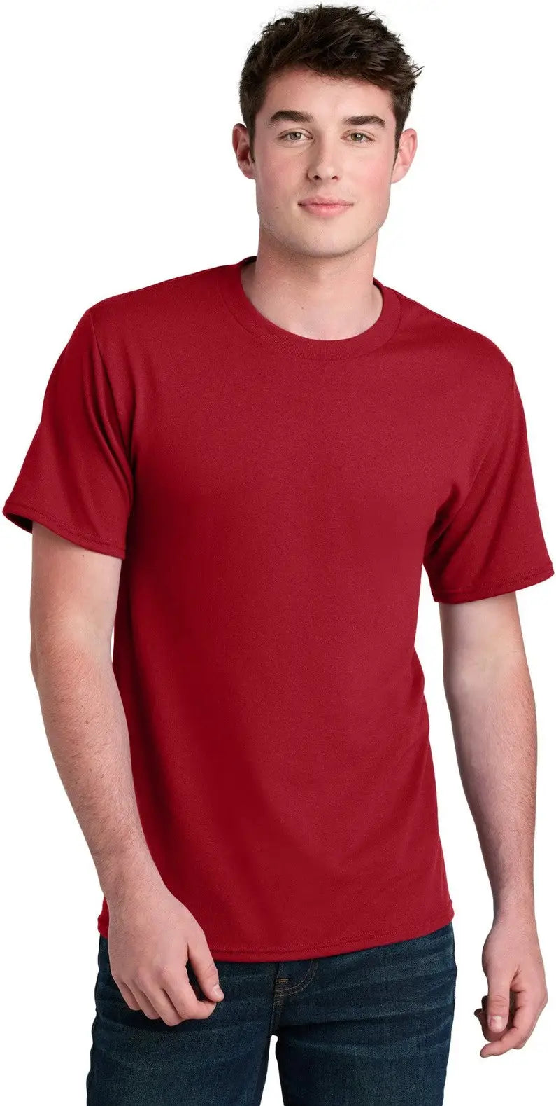 Port & Company Pc01 co Core Blend Recycled Tee - Red - Adult s