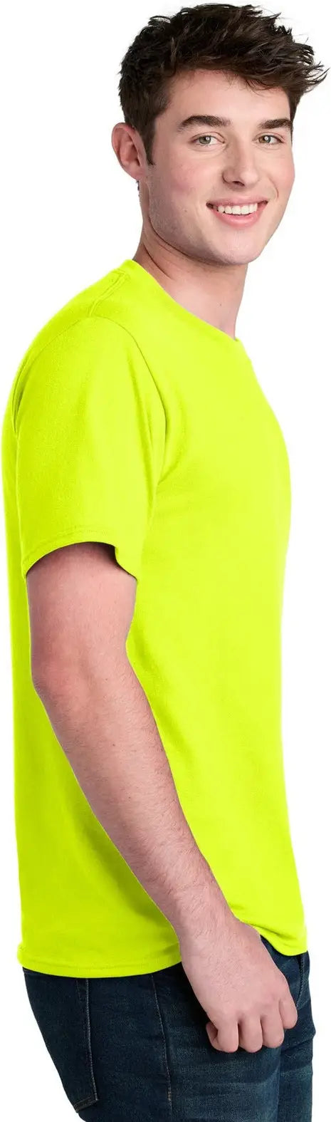 Port & Company Pc01 co Core Blend Recycled Tee - S. Green