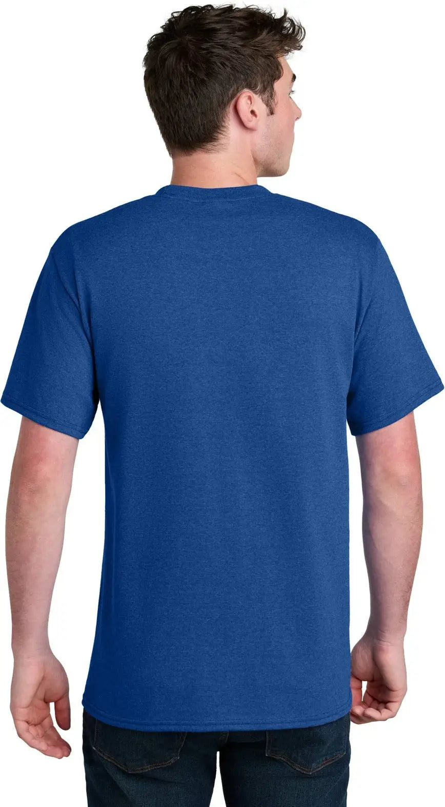 Port & Company Pc01 co Core Blend Recycled Tee - True Royal Heather