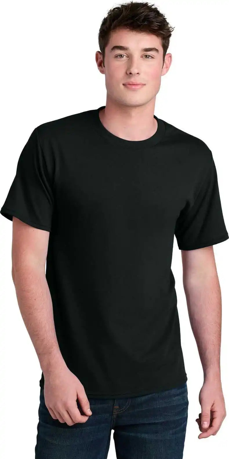 Port &amp; Company Pc01 Core Blend Recycled Tee Jet Black