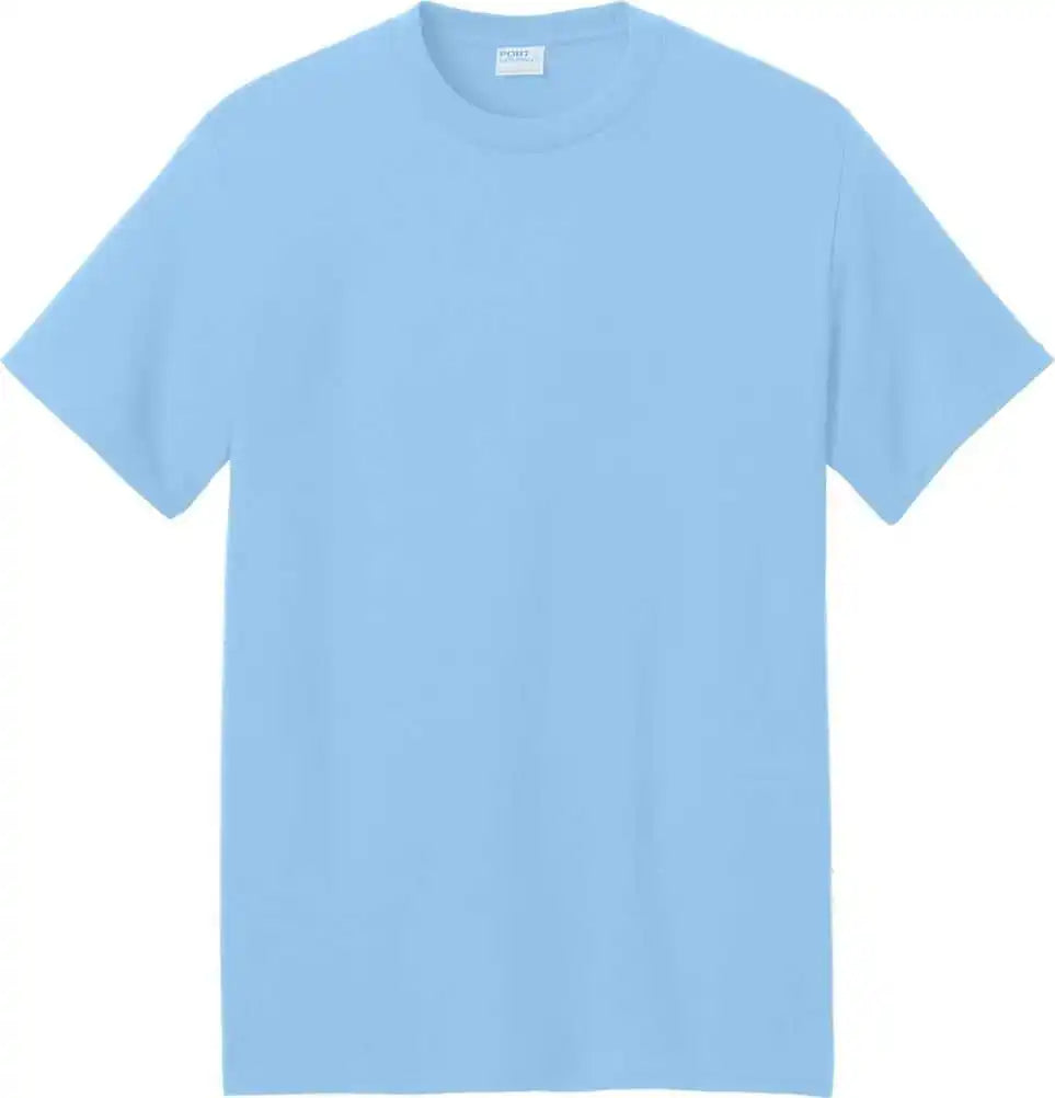 Port & Company Pc01 Core Blend Recycled Tee - Light Blue
