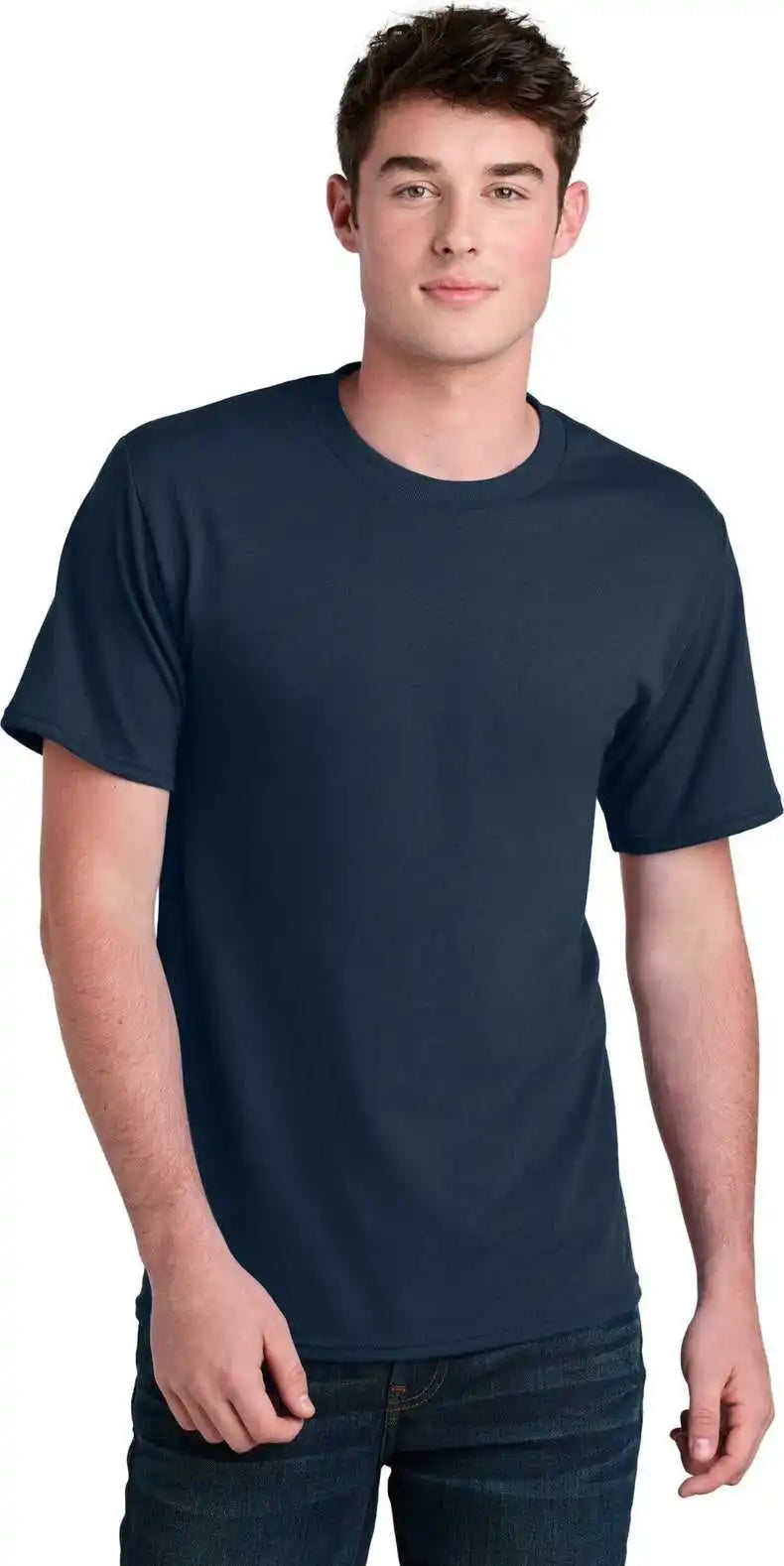 Port &amp; Company Pc01 Core Blend Recycled Tee Navy