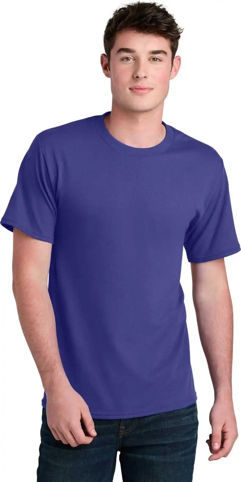 Port & Company Pc01 Core Blend Recycled Tee Purple