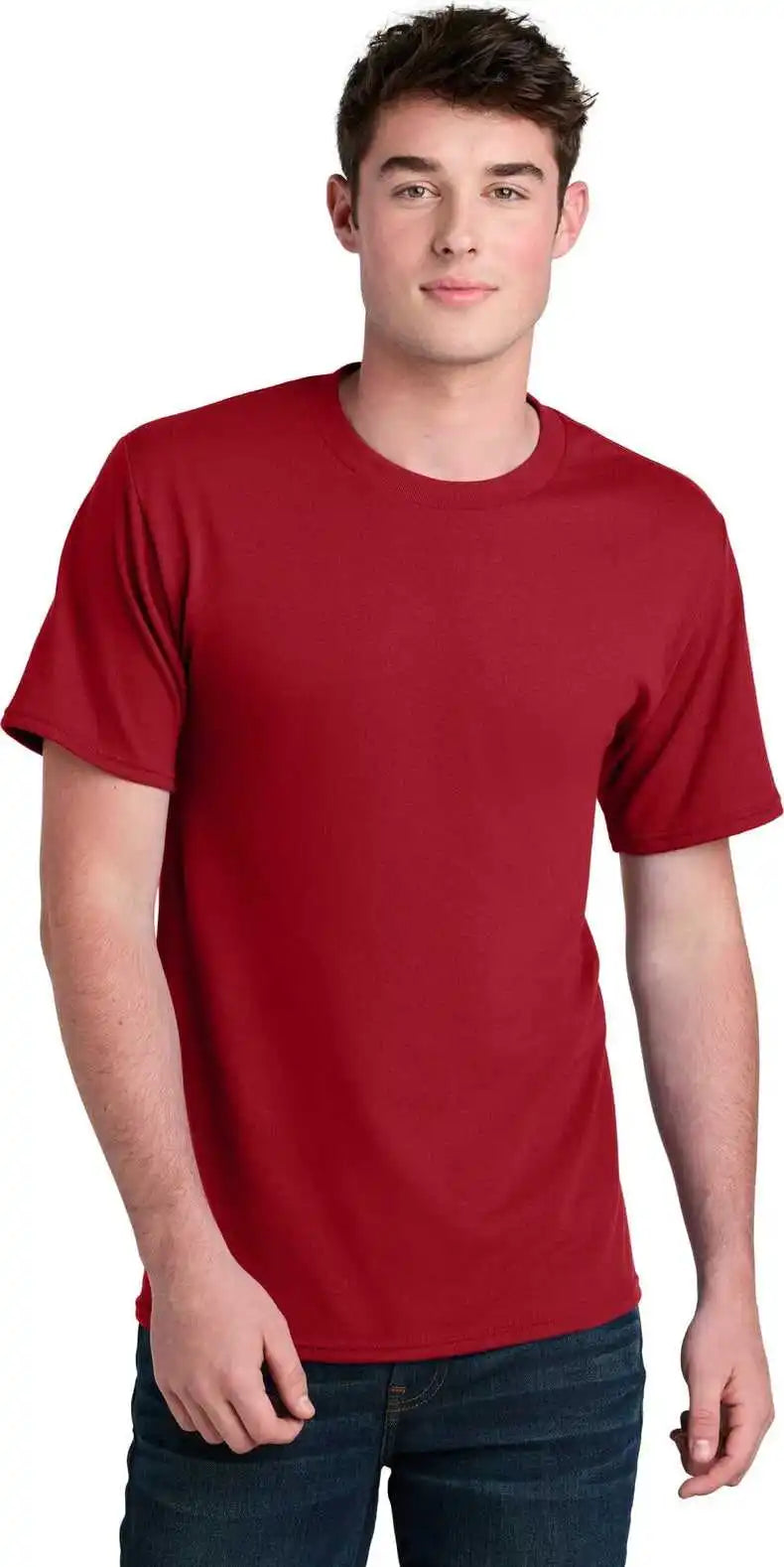 Port &amp; Company Pc01 Core Blend Recycled Tee - Red
