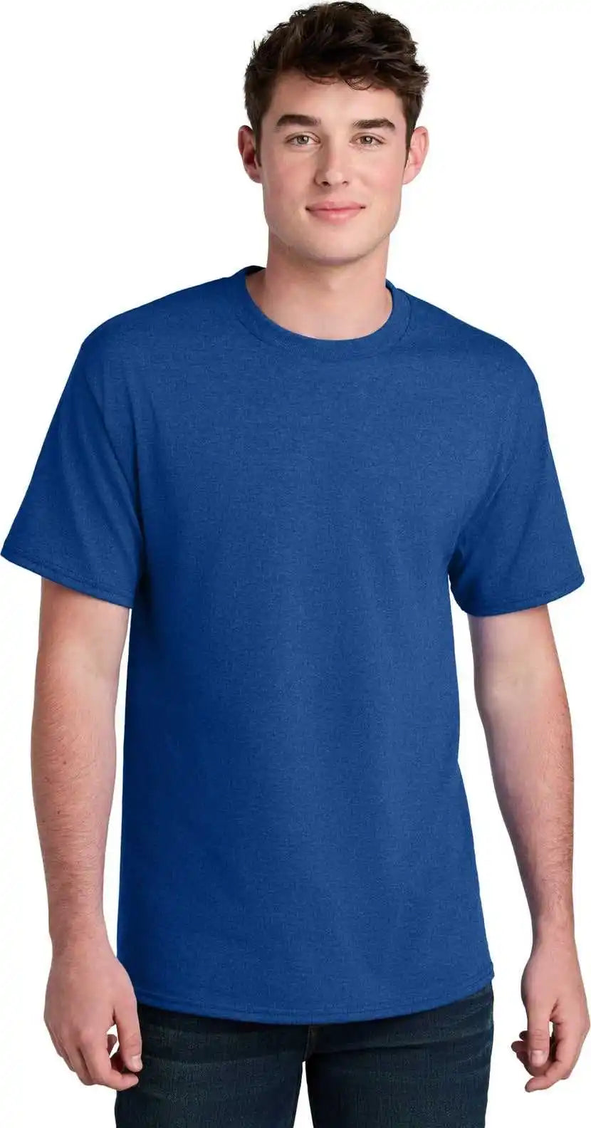 Port & Company Pc01 Core Blend Recycled Tee - True Royal Heather