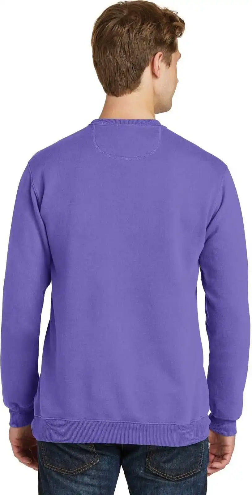 Port & Company Pc098 Beach Wash Garment-dyed Sweatshirt - Amethyst