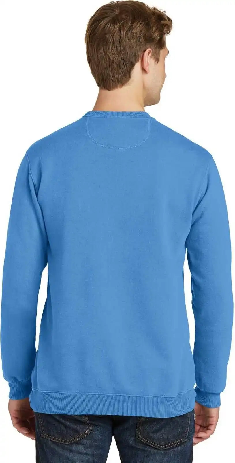 Port & Company Pc098 Beach Wash Garment-dyed Sweatshirt - Blue Moon