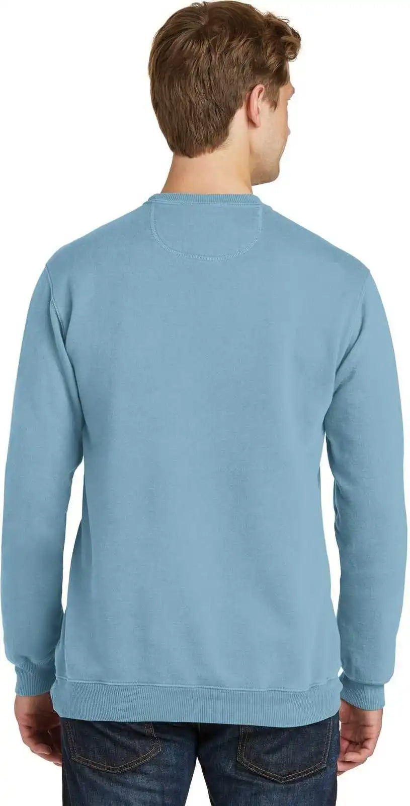 Port &amp; Company Pc098 Beach Wash Garment Dyed Sweatshirt Mist