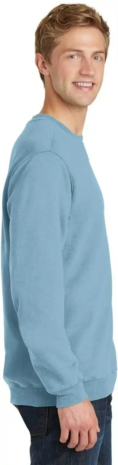 Port &amp; Company Pc098 Beach Wash Garment Dyed Sweatshirt Mist