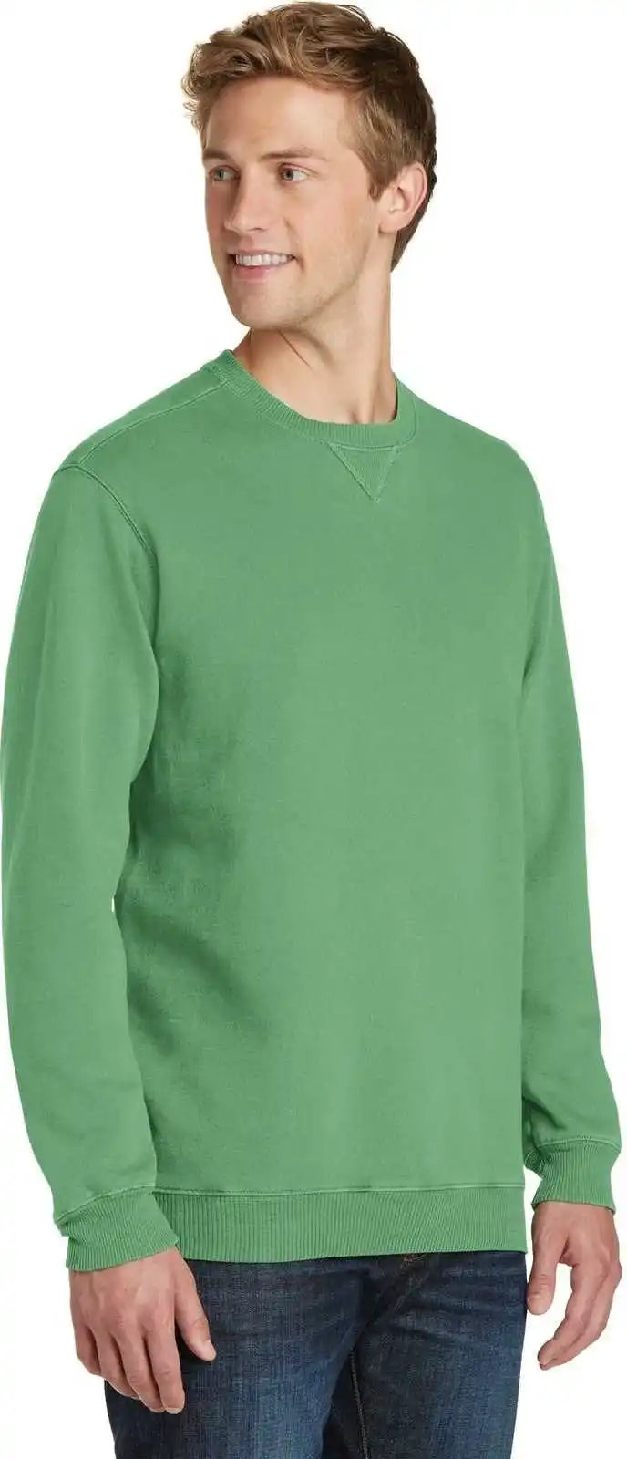 Port & Company Pc098 Beach Wash Garment-dyed Sweatshirt - Safari
