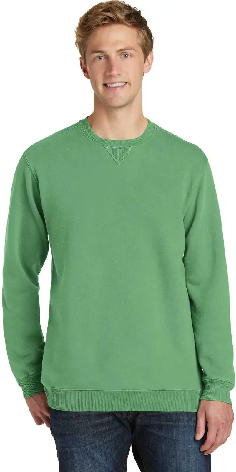 Port & Company Pc098 Beach Wash Garment-dyed Sweatshirt - Safari