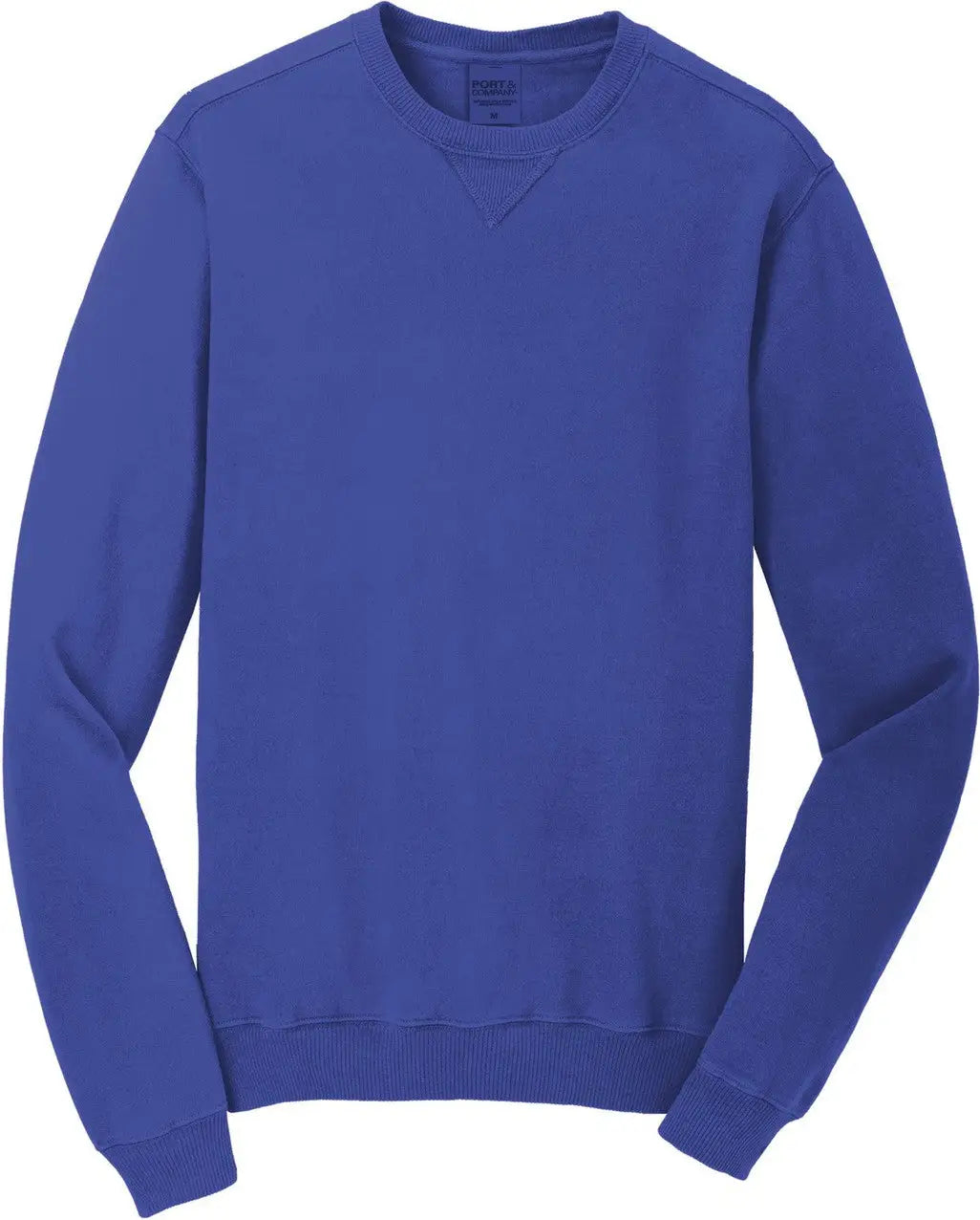 Port & Company Pc098 co Beach Wash Garment-dyed Crewneck Sweatshirt - Blue Iris