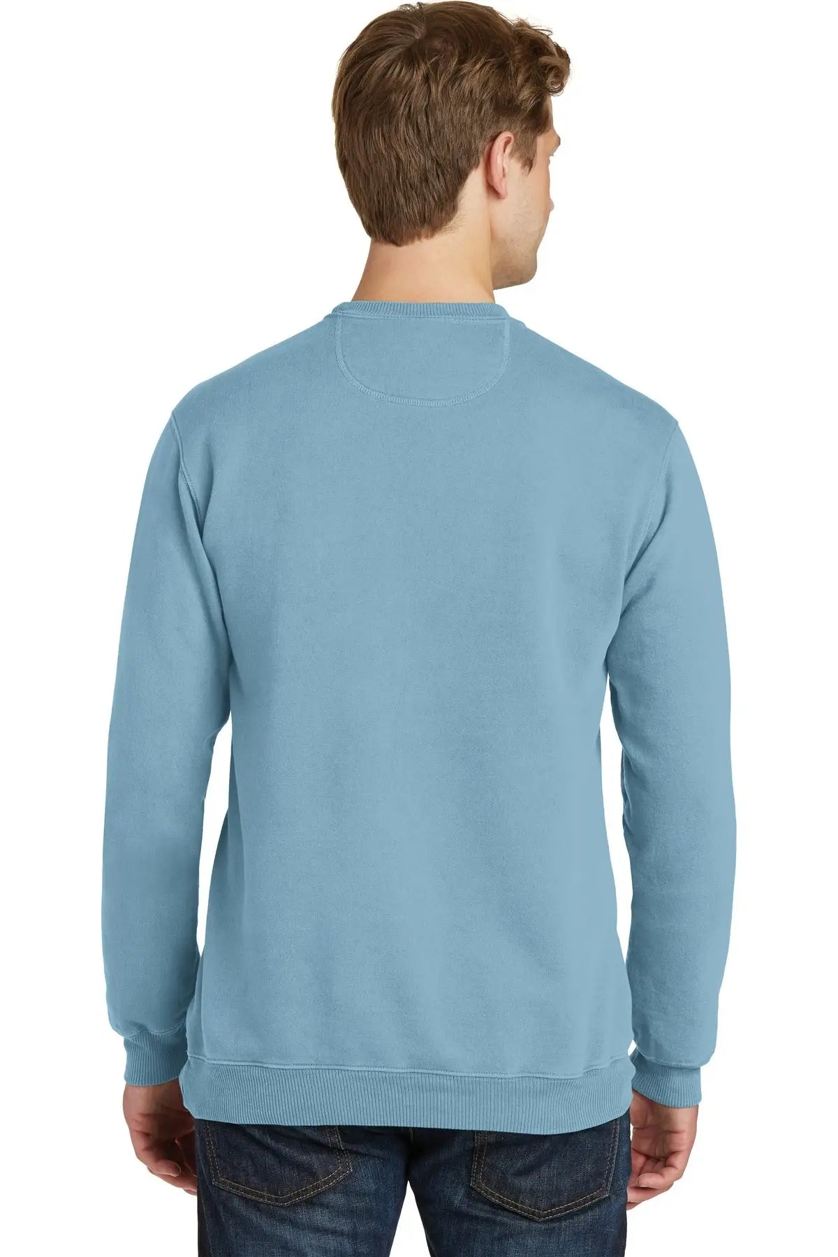 Port & Company Pc098 co Beach Wash Garment-dyed Crewneck Sweatshirt - Mist