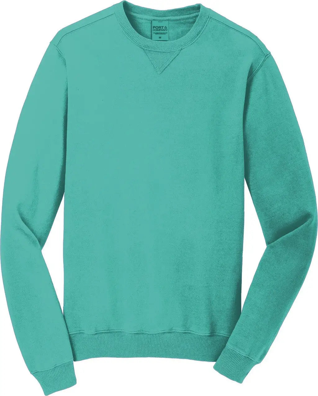 Port & Company Pc098 co Beach Wash Garment-dyed Crewneck Sweatshirt - Peacock