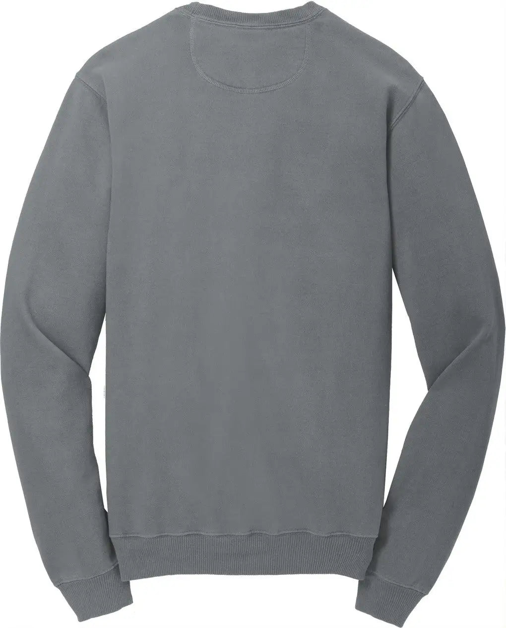 Port & Company Pc098 co Beach Wash Garment-dyed Crewneck Sweatshirt - Pewter