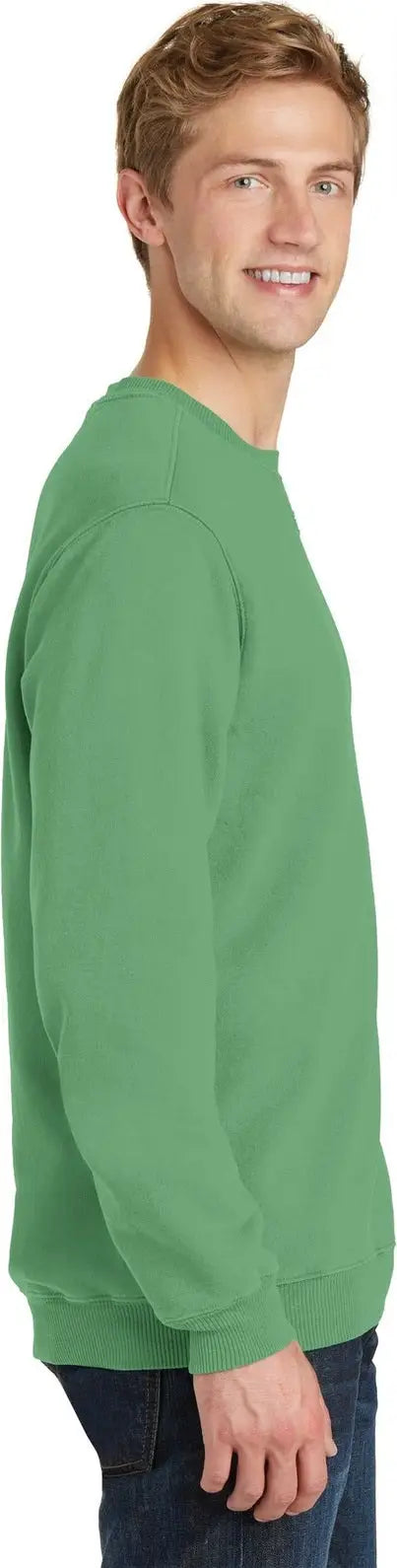 Port & Company Pc098 co Beach Wash Garment-dyed Crewneck Sweatshirt - Safari