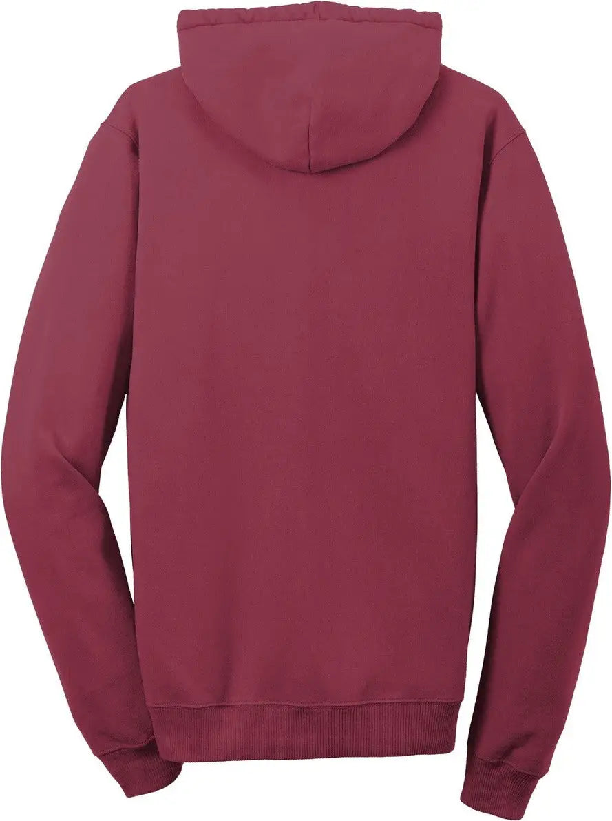 Port & Company Pc098h co Beach Wash Garment-dyed Pullover Hooded Sweatshirt - Merlot