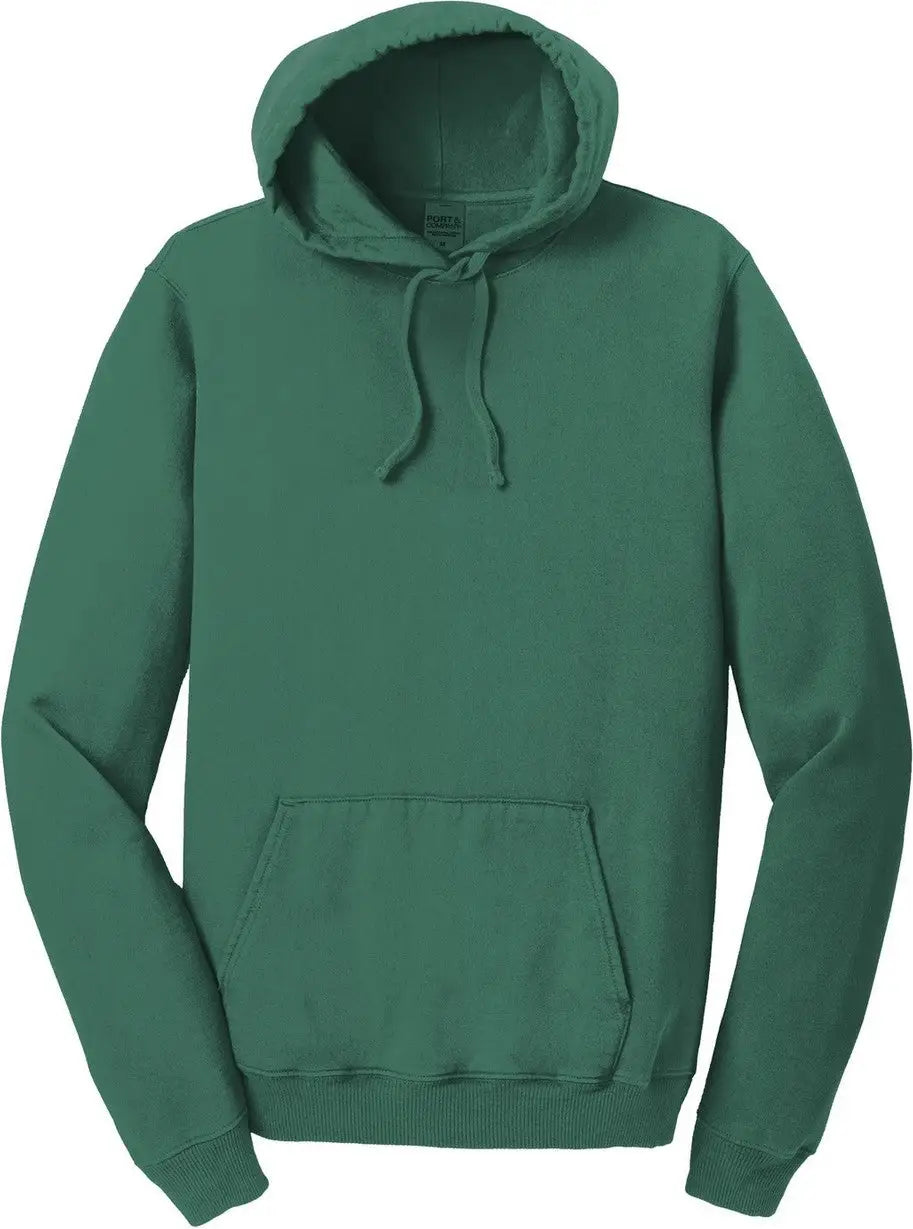 Port & Company Pc098h co Beach Wash Garment-dyed Pullover Hooded Sweatshirt - Nordic Green