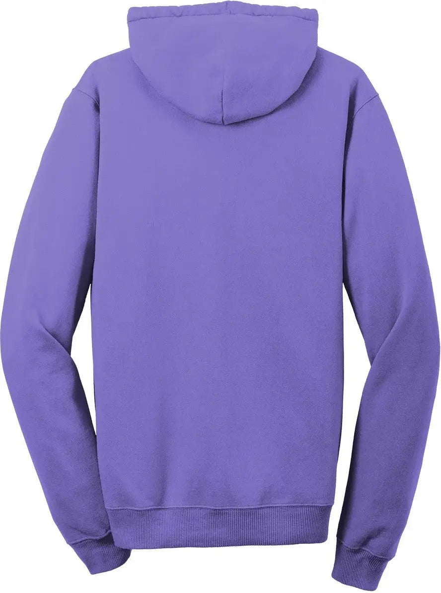 Port & Company Pc098h co Beach Wash Garment-dyed Pullover Hooded Sweatshirt - Amethyst - Adult s