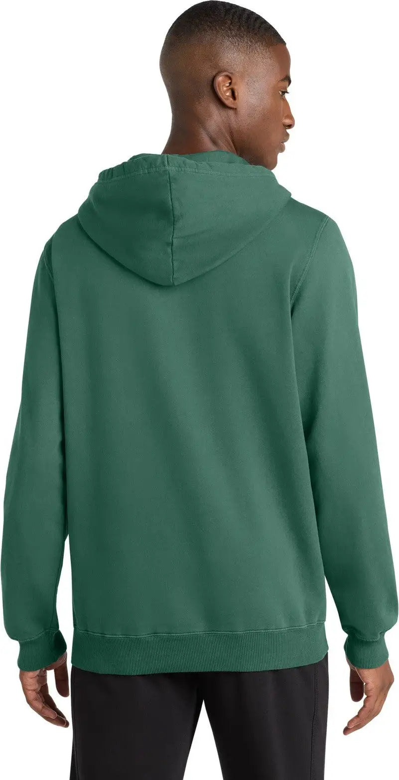 Port & Company Pc098h co Beach Wash Garment-dyed Pullover Hooded Sweatshirt - Nordic Green