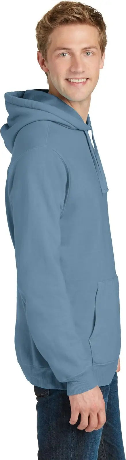 Port & Company Pc098h co Beach Wash Garment-dyed Pullover Hooded Sweatshirt - Mist