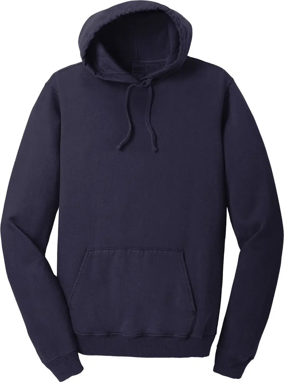 Port & Company Pc098h co Beach Wash Garment-dyed Pullover Hooded Sweatshirt - True Navy