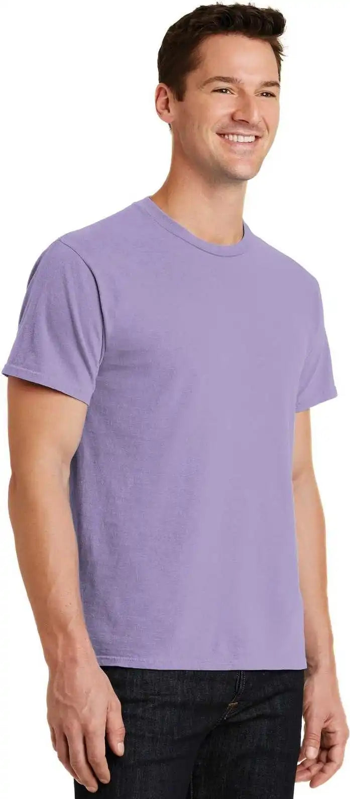 Port &amp; Company Pc099 Beach Wash Garment-dyed Tee - Amethyst