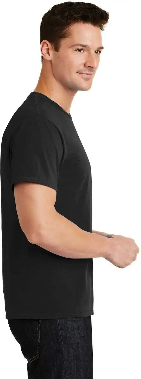 Port & Company Pc099 Beach Wash Garment-dyed Tee - Black